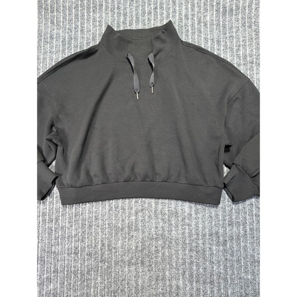 SPANX Tops - Spanx AirEssentials Sweatshirt Women 1X Mock Neck Cropped Pullover Travel